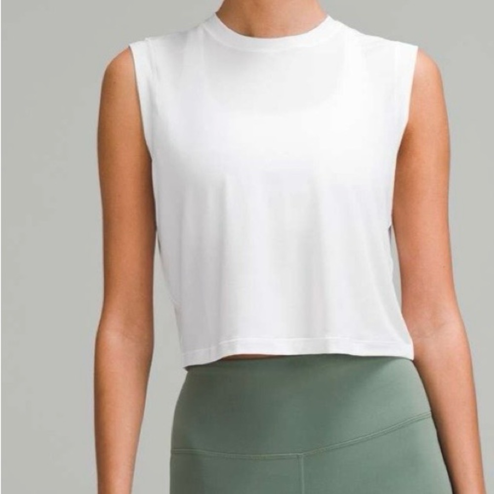 lululemon jersey training muscle tank top